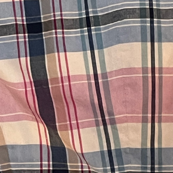 Tommy Hilfiger Madras Check Pink Blue White Single Breasted Blazer - Picture 8 of 10